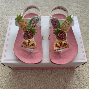 NWOT in box Size 6 toddler fruit sandals